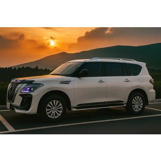 Türleisten (4 Stk, schwarz) Nissan Patrol Y62 2010-2024 Foto 4
