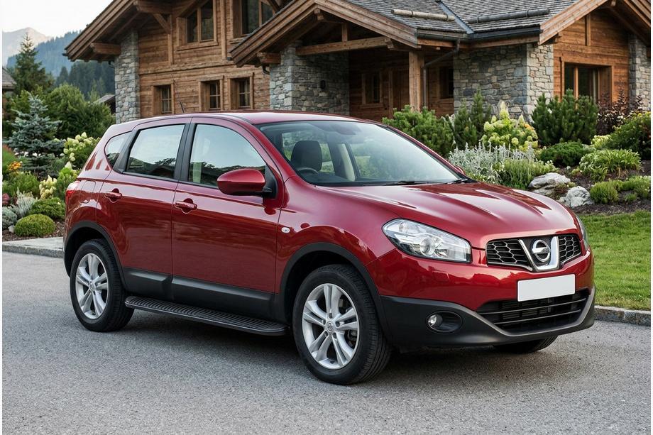 Nissan Qashqai 2010-2014 Seitenschweller Tayga Black (2 Stk., Aluminium) Foto 1