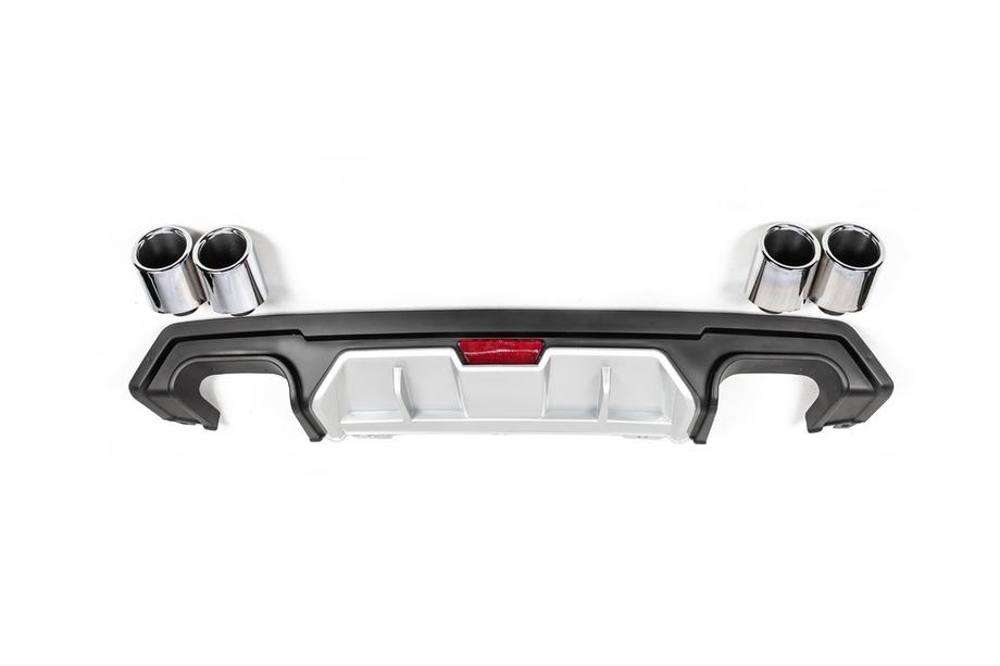 Honda Civic Sedan X 2016-2021 Heckstoßstangendiffusor (Niken, grundiert) Image