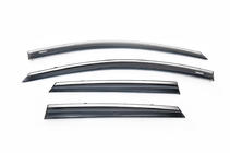 Toyota Auris 2012-2018 Windabweiser mit Chromleisten Niken (2012-2015, HB/SW, 4 Stk) Foto 2