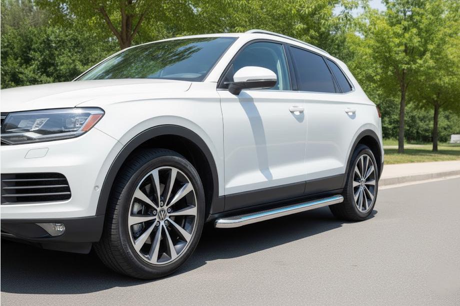 Acura MDX 2013-2020 Seitenschweller Maydos V2 (2 Stk., Aluminium & Edelstahl) Image