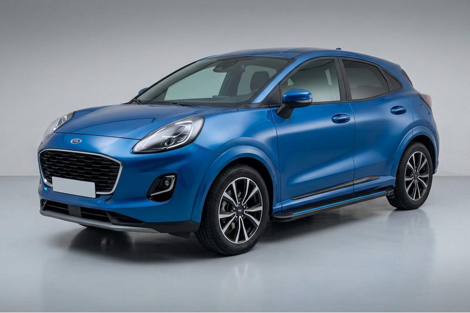 Ford Puma 2019- Seitenschweller Maya Blue (2 Stk., Aluminium) Image