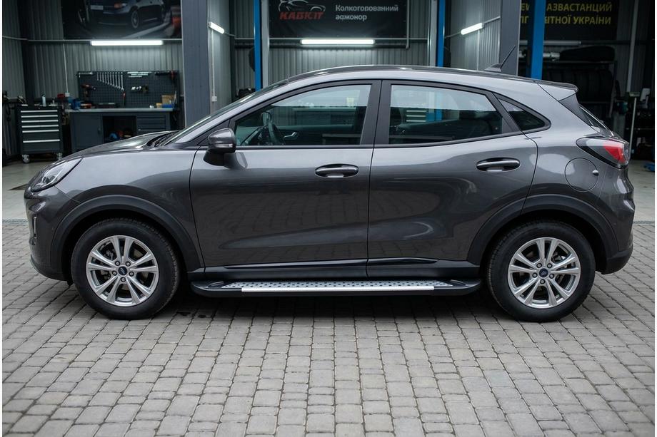 Ford Puma 2019- Trittbretter Allmond Grey (2 Stk., Aluminium) Image