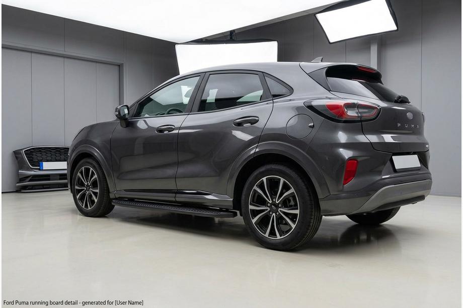 Ford Puma 2019- Seitenschweller Tayga Black (2 Stk., Aluminium) Image