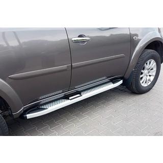 Seitenschweller Mevsim Grey (2 Stk., Aluminium) Mitsubishi Pajero Sport 2008-2015 Foto 2
