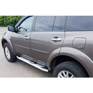 Seitenschweller Mevsim Grey (2 Stk., Aluminium) Mitsubishi Pajero Sport 2008-2015 Foto 3