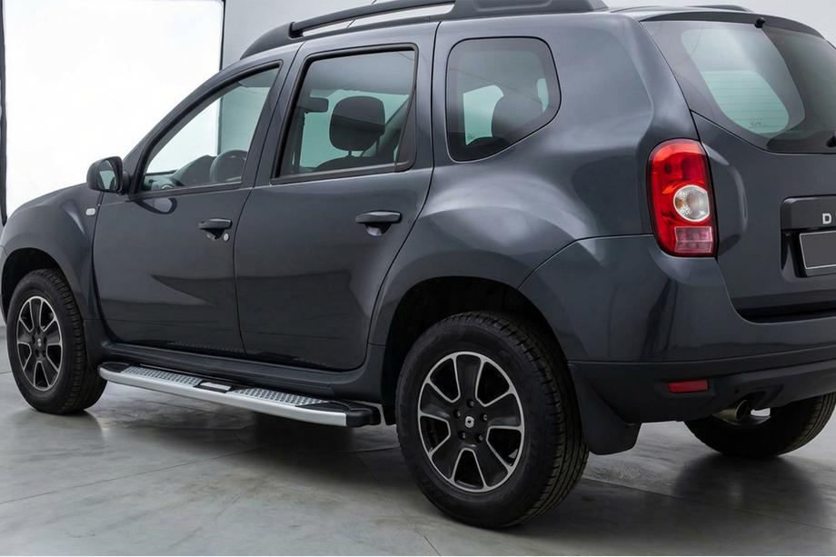 Renault Duster 2008–2017 Seitenschweller Mevsim Grey (2 Stk., Aluminium) Foto 1