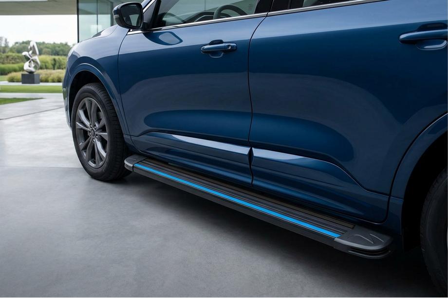 Ford Kuga/Escape 2019- Seitenschweller Maya Blue (2 Stk., Aluminium) Image