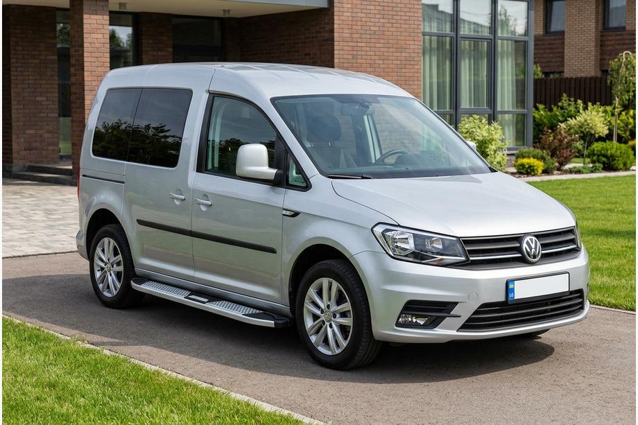 Volkswagen Caddy 2015-2020 Seitenschweller Mevsim Grey (2 Stk., Aluminium) Maxi Radstand Foto 1