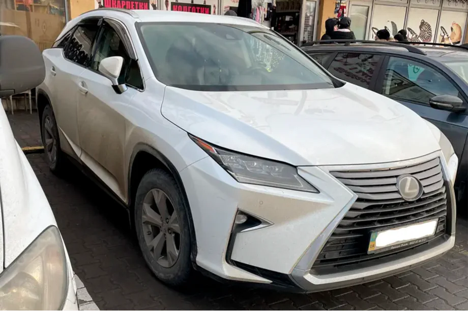 Lexus RX 2016-2022 Windabweiser mit Chromleisten LONG (4 Stk, HIC) Foto 3