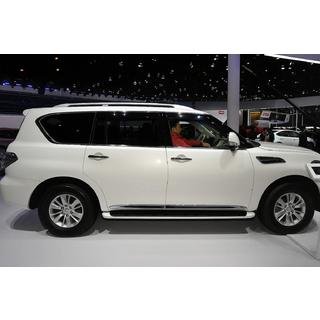 Türleisten (4 Stk, Chrom) Nissan Armada 2016-2024 Foto 4