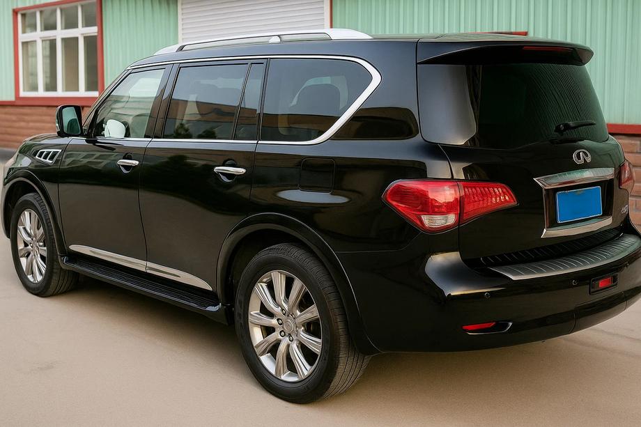 Nissan Armada 2016-2024 Türleisten (4 Stk, Chrom) Image