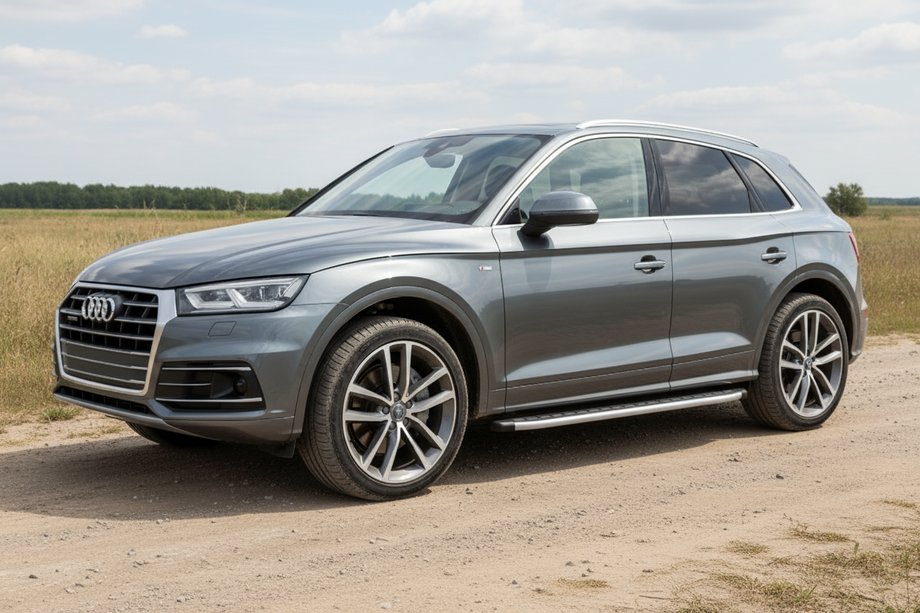 Audi Q5 2017-2025 Seitenschweller Fullmond (2 Stk., Aluminium) Foto 1