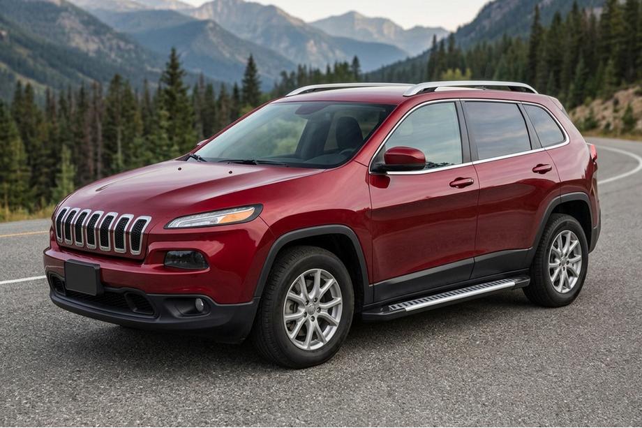Jeep Cherokee KL 2013- Seitenschweller Line (2 Stk., Aluminium) Foto 1