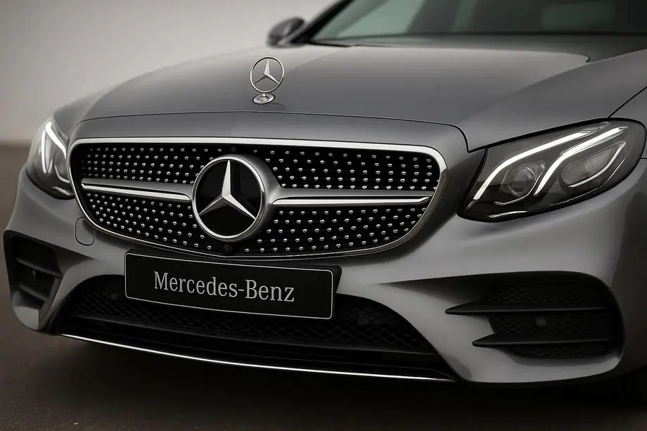 Mercedes E-class W213 2016-2023 Frontgrill Diamond Silber (für Avantgarde/AMG-Line/E43 AMG/E53 AMG 2016-2020) Foto 1