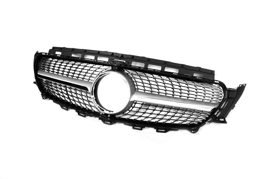 Mercedes E-class W213 2016-2023 Frontgrill Diamond Silber (für Avantgarde/AMG-Line/E43 AMG/E53 AMG 2016-2020) Foto 3