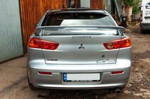 Mitsubishi Lancer X 2008- Heckscheibenblende Sedan (ABS) Foto 5