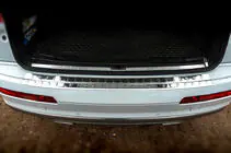 Audi Q7 2015–2026 Heckstoßstangenschutz Carmos Edelstahl Foto 3