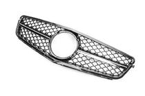 Mercedes C-class W204 2007-2015 Frontgrill AMG Silber Foto 3