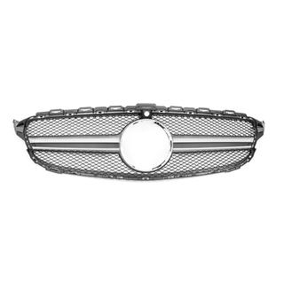 Frontgrill AMG Silber (für Avantgarde/AMG-Line/C43 AMG) Mercedes C-сlass W205 2014-2021 Foto 2