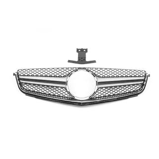 Frontgrill AMG Silber (für C63) Mercedes C-class W204 2007-2015 Foto 3