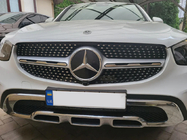 Mercedes GLC X253 2015-2022 Frontgrill Diamond Silver (für Base 2019-2022) Foto 1