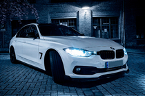 BMW 3 Series F30/F31 2012-2019 Schwellerabdeckungen EuroCap (für M-Sport Schweller, Schwarz Hochglanz) Foto 11