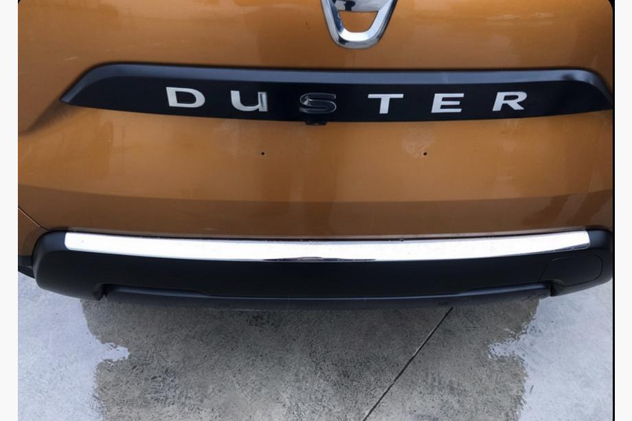 Dacia Duster 2018-2024 Heckstoßstangenschutz Carmos V2 Edelstahl Image