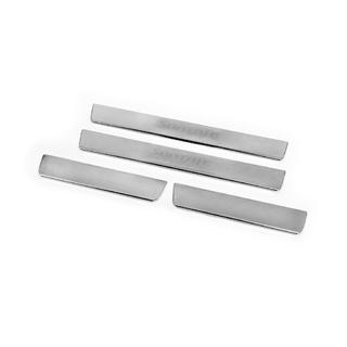 Einstiegsleisten Abdeckung Carmos V2 (4 Stk, Edelstahl) Hyundai Santa Fe 2 2006-2012 Foto 2