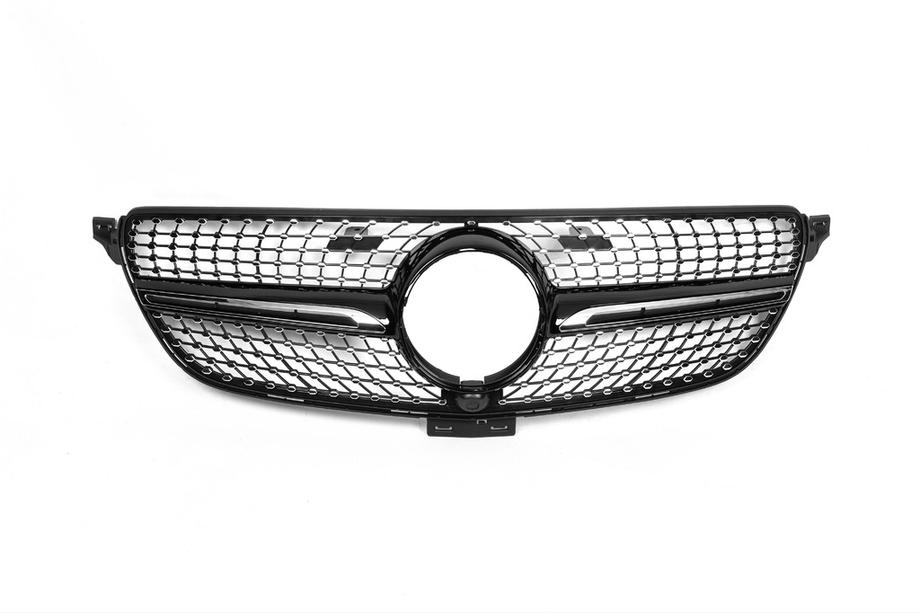 Mercedes GLE coupe C292 2015-2019 Tuning Kühlergrill (Diamond Black) Mit Kameravorbereitung Foto 4