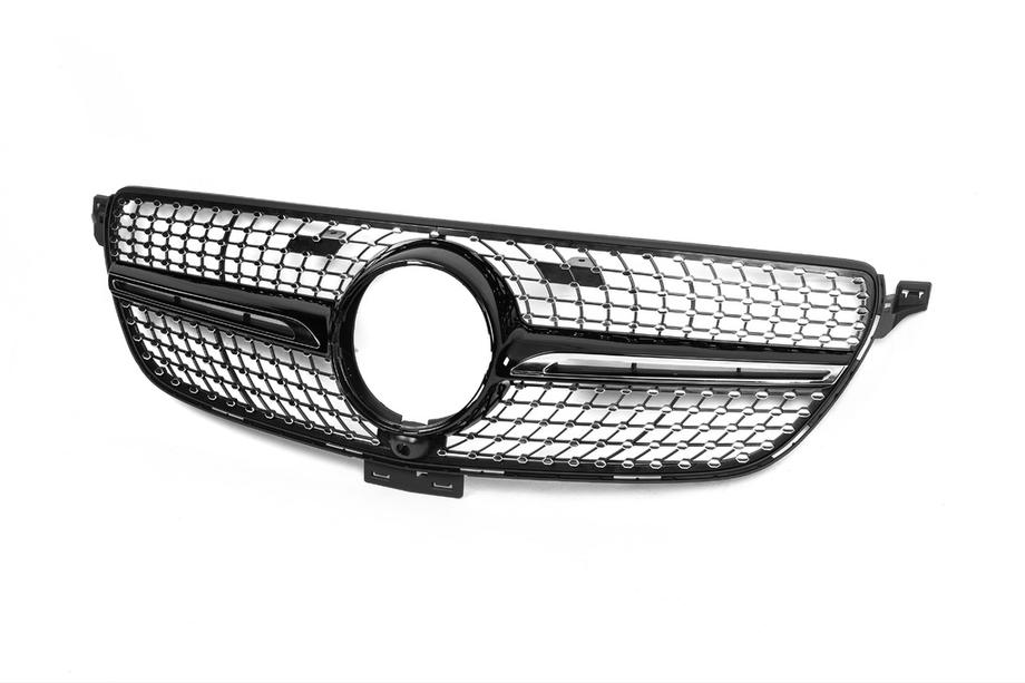 Mercedes GLE coupe C292 2015-2019 Tuning Kühlergrill (Diamond Black) Mit Kameravorbereitung Foto 5