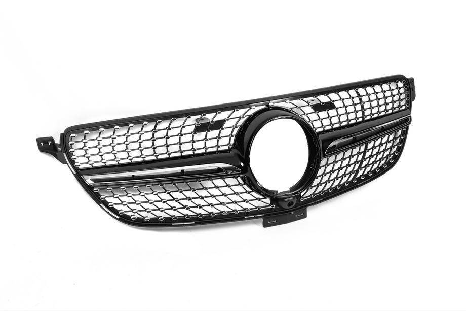 Mercedes GLE coupe C292 2015-2019 Tuning Kühlergrill (Diamond Black) Mit Kameravorbereitung Foto 6