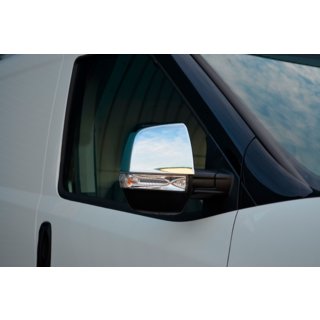 Spiegelabdeckungen (2 Stk, Edelstahl) Fiat Doblo II 2010-2022 Foto 1