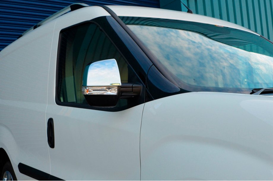 Fiat Doblo II 2010-2022 Spiegelabdeckungen (2 Stk, Edelstahl) OmsaLine - Italienischer Edelstahl Foto 6
