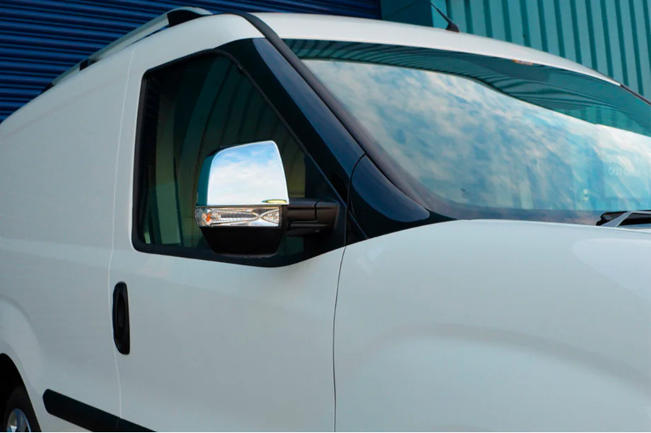 Fiat Doblo II 2010-2022 Spiegelabdeckungen (2 Stk, Edelstahl) OmsaLine - Italienischer Edelstahl Foto 6