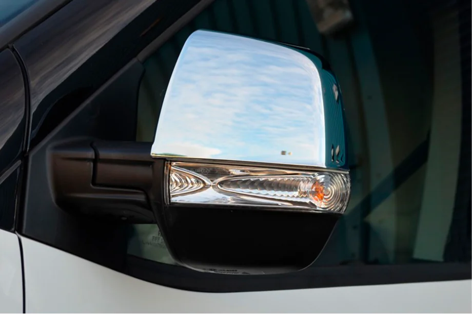 Fiat Doblo II 2010-2022 Spiegelabdeckungen (2 Stk, Edelstahl) OmsaLine - Italienischer Edelstahl Foto 10