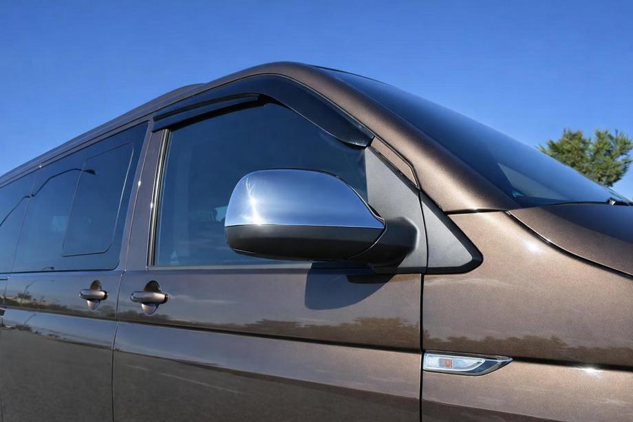 Volkswagen T5 2010-2015 Spiegelabdeckungen (2 Stk, Edelstahl) Carmos - Türkischer Stahl Image