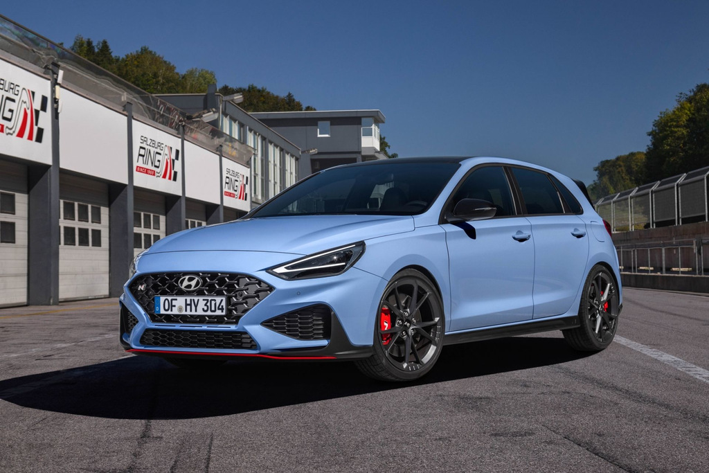 Überprüfung einer produktiveren Modifikation des Schrägheck-Hyundai i30 N