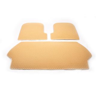 Kofferraummatte aus 3 Teilen (EVA, beige) Foto 2