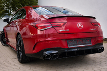 Mercedes CLA C118 2019- Heckdiffusor mit Endrohren (Design CLA45) Foto 3