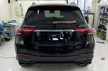 Mercedes GLE W167 2018- Heckdiffusor mit Endrohrblenden GLE63 Black (2018-2026) Foto 2