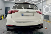 Mercedes GLE W167 2018- Heckdiffusor mit Endrohrblenden GLE63 Black (2018-2026) Foto 4