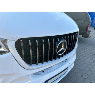 Frontgrill Panamericana GT Chrom Premium V1 Mercedes Sprinter W907/W910 2018- Foto 3