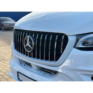 Frontgrill Panamericana GT Chrom Premium V1 Mercedes Sprinter W907/W910 2018- Foto 2