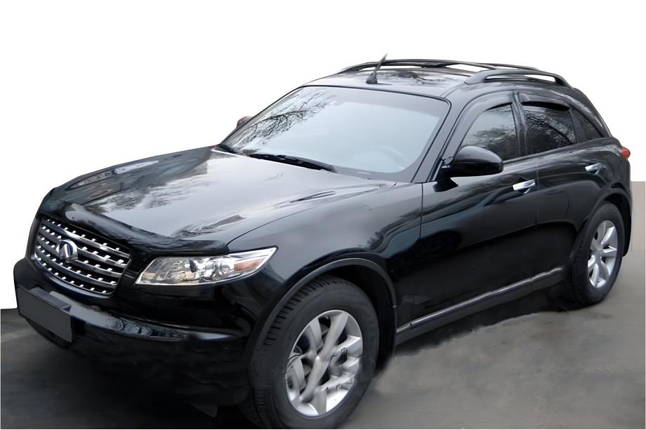 Infiniti FX 2008-2012 Windabweiser (4 Stk, HIC) Foto 1