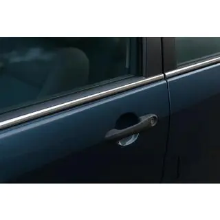 Fensterrahmen Zierleisten Edelstahl Aussen (4 Stk)