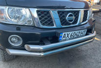 Nissan Patrol Y61 1997-2011 Frontstoßstange komplett gebraucht (2004-2008) Foto 2