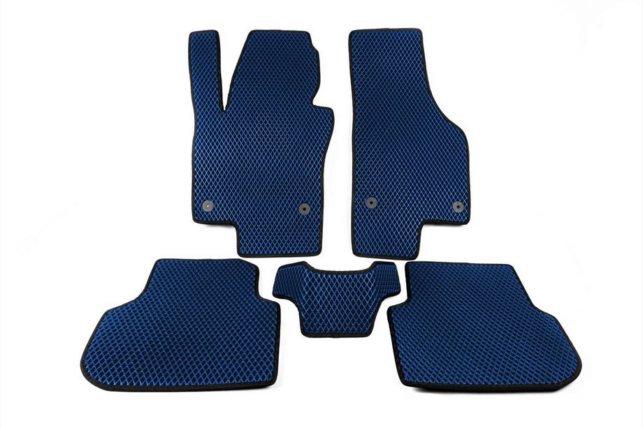 Volkswagen Jetta 2011-2018 EVA Fußmatten (Blau) Image