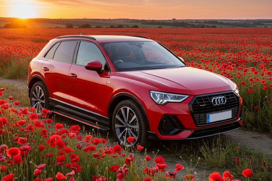 Audi Q3 2019–2025 Seitenschweller Maya Red (2 Stk., Aluminium) Image