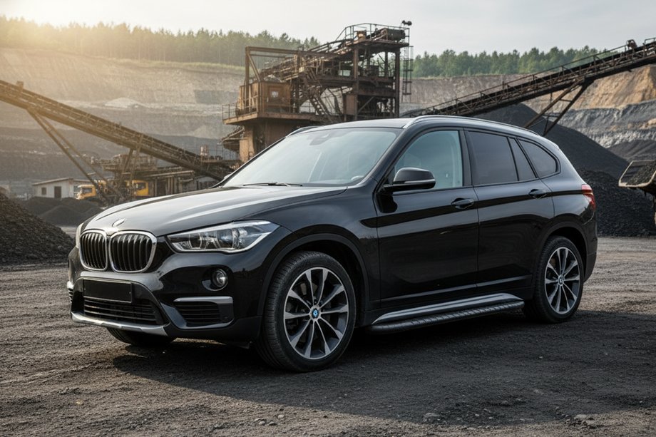 BMW X1 F48 2015-2022 Seitenschweller Bosphore Black (2 Stk., Aluminium) Foto 1